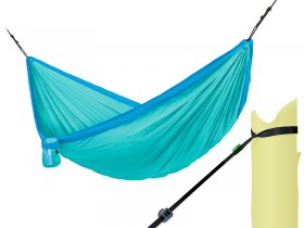 Single travel hammock turquoise