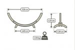 Soporte Barco hamacas individuales