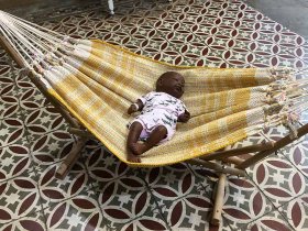 Hamaca bebé BCN KM0 MOSTAZA