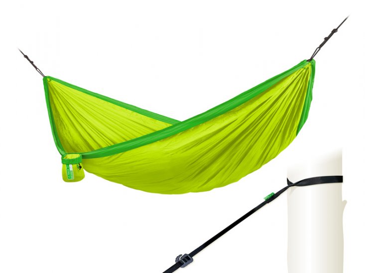 Single travel hammock lime - Click Image to Close