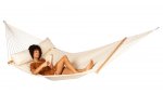 Ecru Padded Hammock with spreader bar