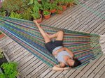 Hammock Bahamas green orange M
