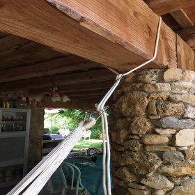 Gancho de techo para un gancho robusto de silla colgante para soporte de  techo de hamaca