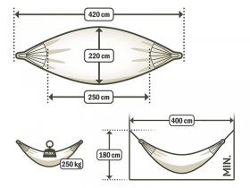 Hammock Rainbow Gigante