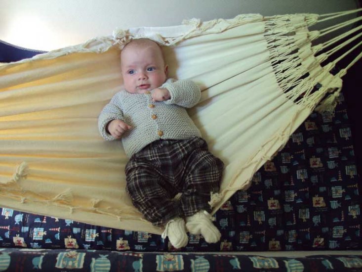 Baby hammock Forro Natural