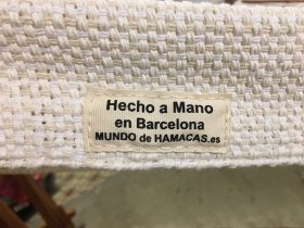 Hamaca Barcelona Km0 crudo L