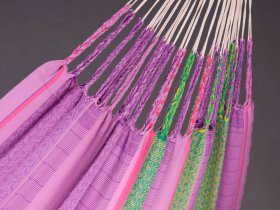 Floortje Hammock organic cotton lilac XL